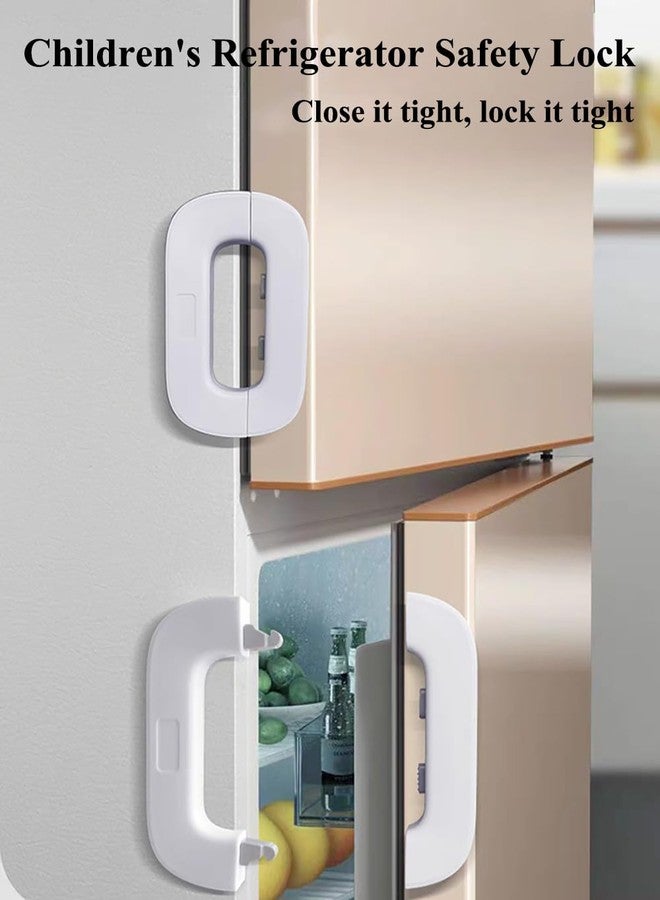 WINB Child Safety Strap Locks (1 Pack) - Baby Proof Cabinet & Drawer Locks for Toilet, Fridge, Doors with 3M Adhesive Pads, No Drilling Easy Installation, White - Image 5